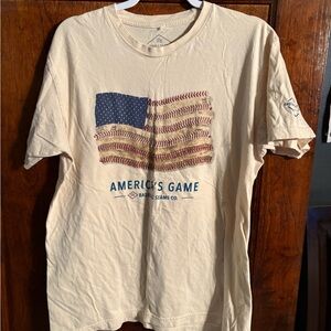 Cream Flag Design T-Shirt